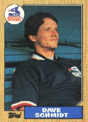 1987 Topps Baseball Cards      703     Dave Schmidt